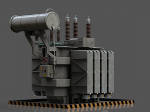 Power Transformer 3D Модель