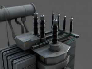 Power Transformer 3D Модель