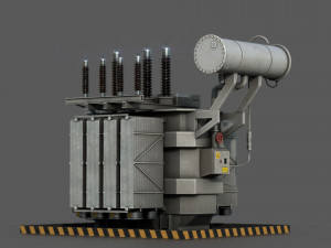 Power Transformer 3D Модель