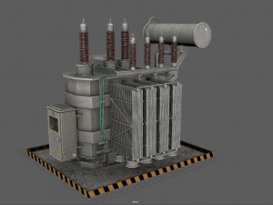 Power Transformer 3D Модель