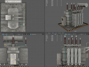 Power Transformer 3D Модель