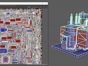Power Transformer 3D Модель