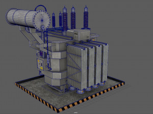 Power Transformer 3D Модель