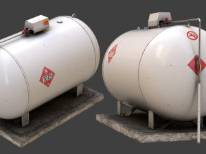 Gas Tank 3D Model
