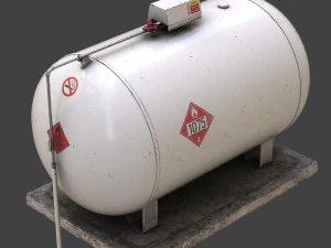 Gas Tank 3D Model