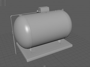 Gas Tank Modello 3D