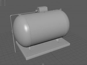 Gas Tank 3D Model