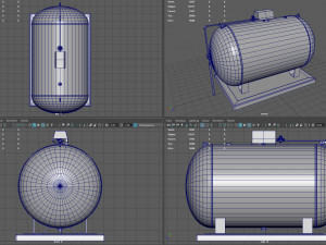 Gas Tank Modello 3D