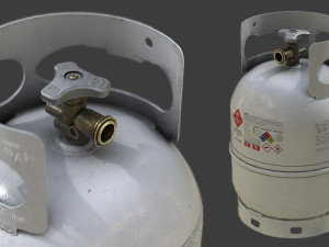 Propane tank cylinder 3D 모델