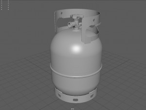 Propane tank cylinder 3D Модель