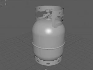 Propane tank cylinder 3D Model