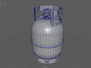 Propane tank cylinder 3D Model