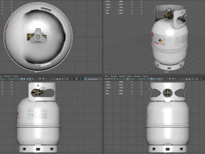 Propane tank cylinder 3D Модель