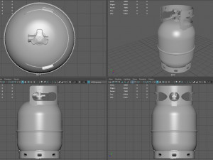 Propane tank cylinder 3D Модель