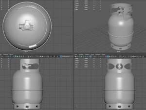 Propane tank cylinder 3D Model