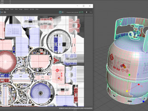Propane tank cylinder 3D Модель