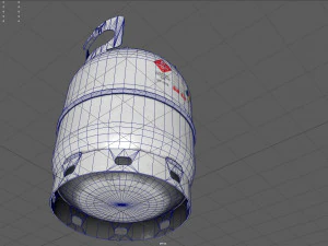 Propane tank cylinder 3D Model