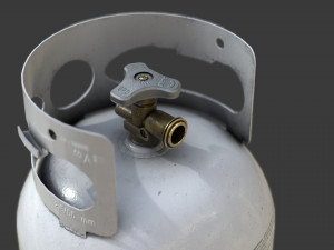 Propane tank cylinder 3D Модель