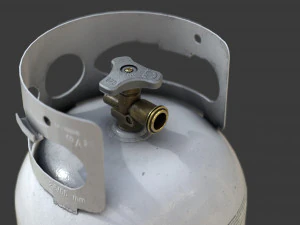 Propane tank cylinder 3D Model