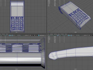 Credit Card Terminal 3D Model