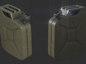 Jerrycan 3D-Modell