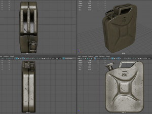 Jerrycan 3D-Modell