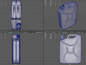 Jerrycan 3D-Modell
