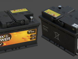 Car Battery Modelo 3D