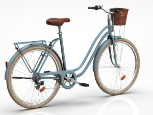 Classic city bike Modelo 3D
