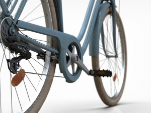 Classic city bike Modelo 3D