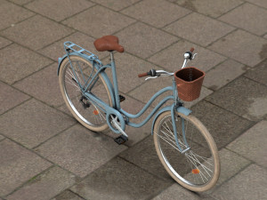 Classic city bike Modelo 3D