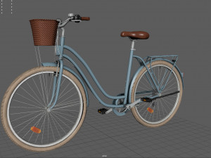 Classic city bike Modelo 3D
