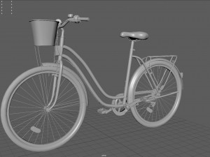 Classic city bike Modelo 3D