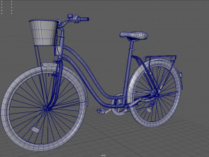 Classic city bike Modelo 3D