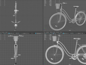 Classic city bike Modelo 3D