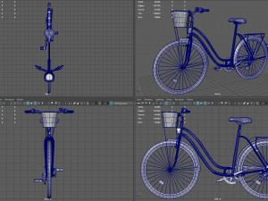 Classic city bike Modelo 3D