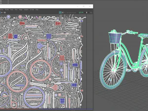 Classica bicicletta da citt&agrave; Modello 3D