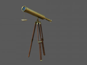 Telescope Modelo 3D