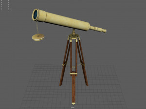 Telescope Modelo 3D