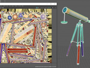 Telescope Modelo 3D