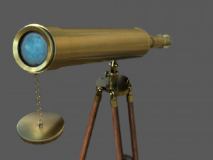 Telescope Modelo 3D
