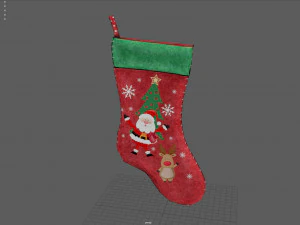 Christmas Stocking 3D Model