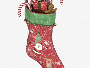 Christmas Stocking 2 Modelo 3D