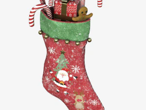 Christmas Stocking 2 3D Model