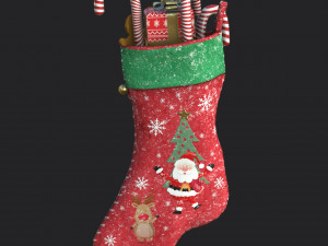 Christmas Stocking 2 3D-Modell