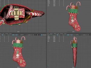 Christmas Stocking 2 3D Model