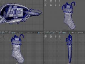 Christmas Stocking 2 3D-Modell
