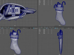 Christmas Stocking 2 3D Model