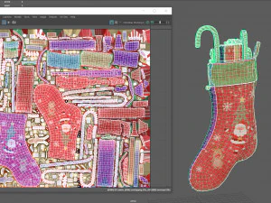 Christmas Stocking 2 3D Model