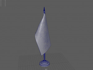 US Desk Flag Modelo 3D